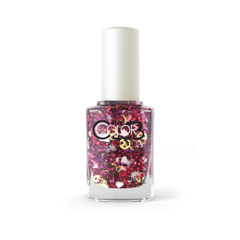 Farebn Klub Color Club Nail Lacquer Nailmoji Holographic Glitter #Goal 0.5 Fluid Ounce