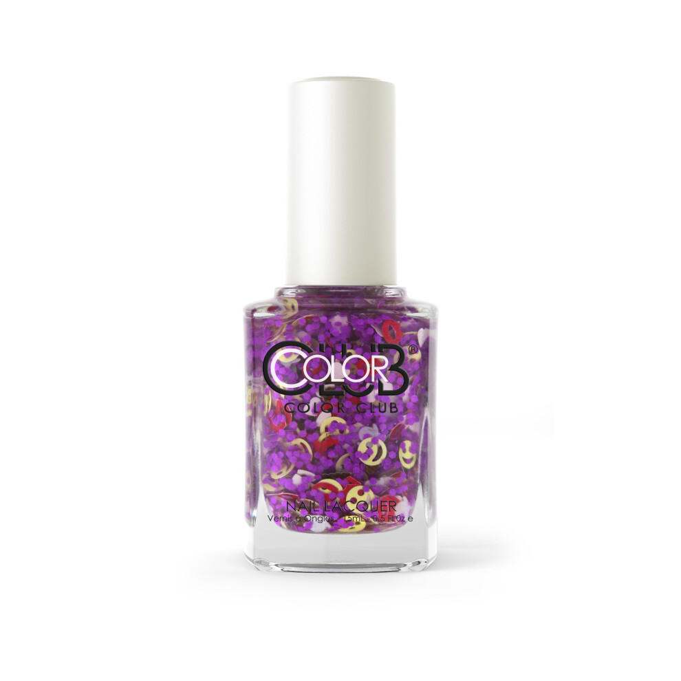 Farebn Klub Color Club Nail Lacquer Nailmoji Neon Squad 0.5 Fluid Ounce