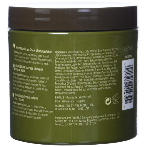 Μάσκα βαθιάς επανόρθωσης Macadamia Hair Chemist 350 ml 1