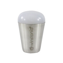 Tampon Winstonia pour nail art, format g ant, pour plaque de stamping, tampon adh sif doux en guimauve Blanc laiteux