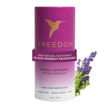 Freedom All Natural & Aluminum-free Deodorant for Women with 24-Hour Odor Protection in Eco-friendly Packaging - Made with Organic Essential Oils - Ma