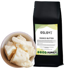 Oslove Organics Mango Butter 1 LB Ren, Naturlig, Handpackad, Fräsch & Fluffig i DIY blandningar