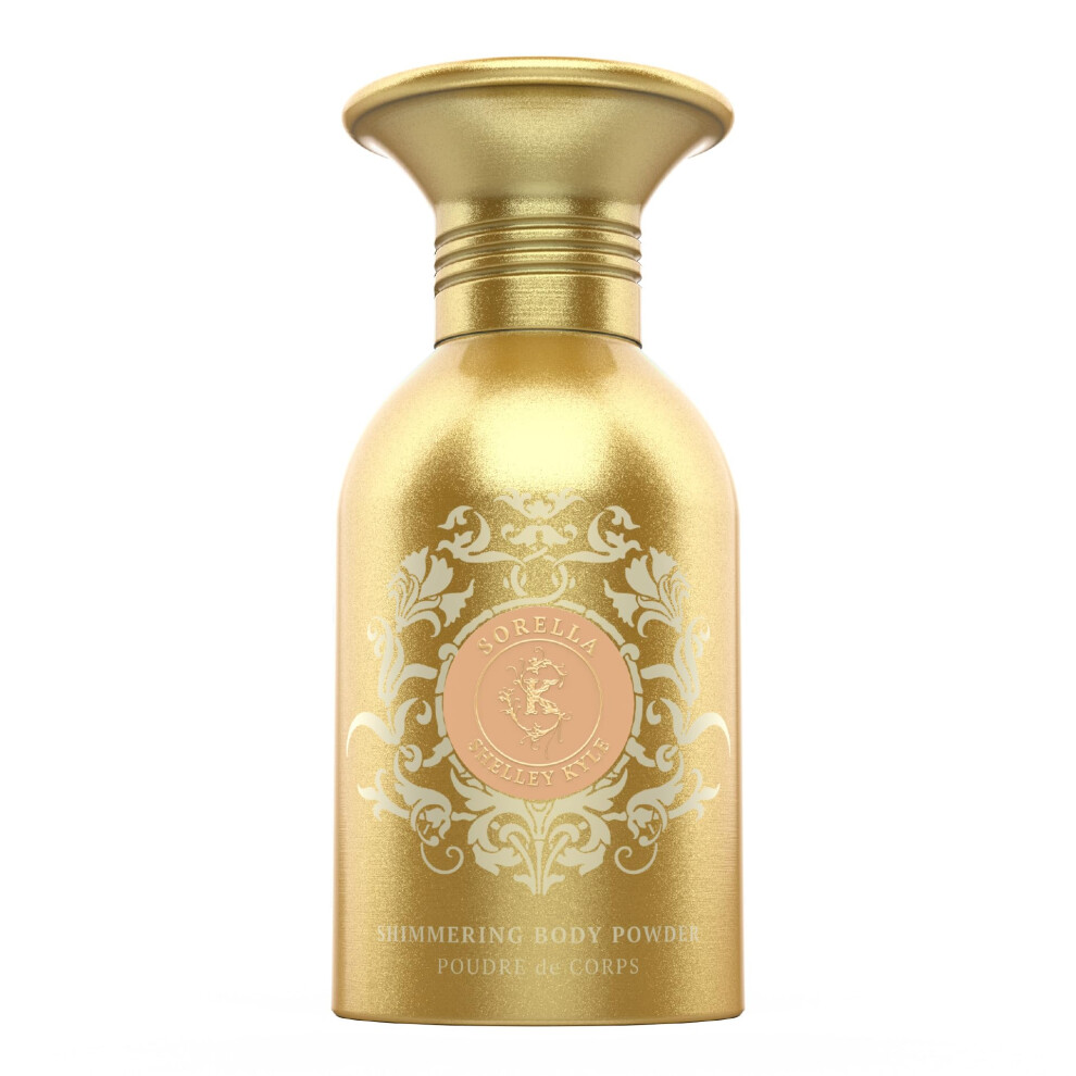 Shelley Kyle Sorella Talc Free Shimmer Powder Body Powder Dusting Powder Leaves Skin Soft Dry Smooth And Shimmering 48G