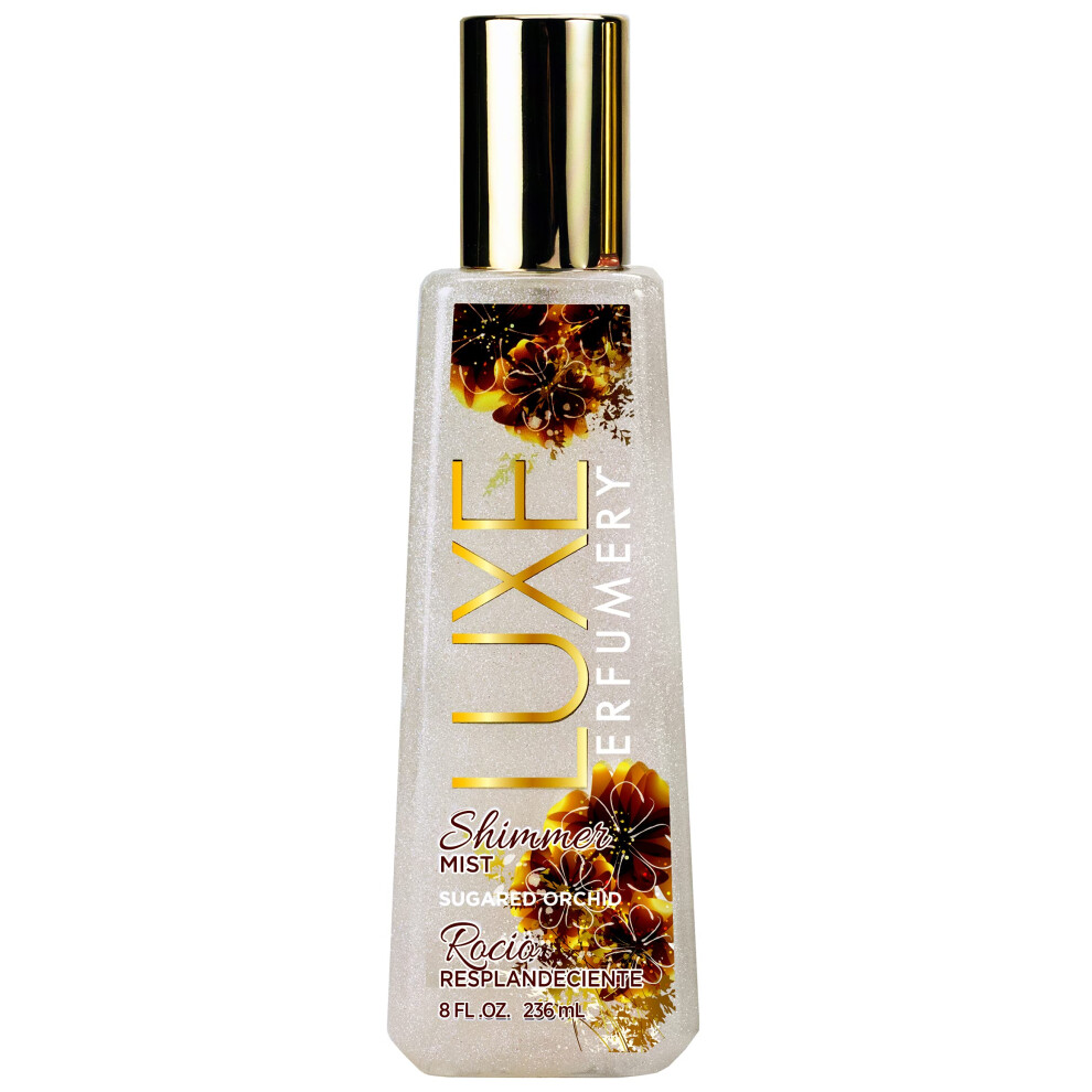 Luxe Perfumery Shimmer Body Mist Sugared Orchid 8.0 fl oz
