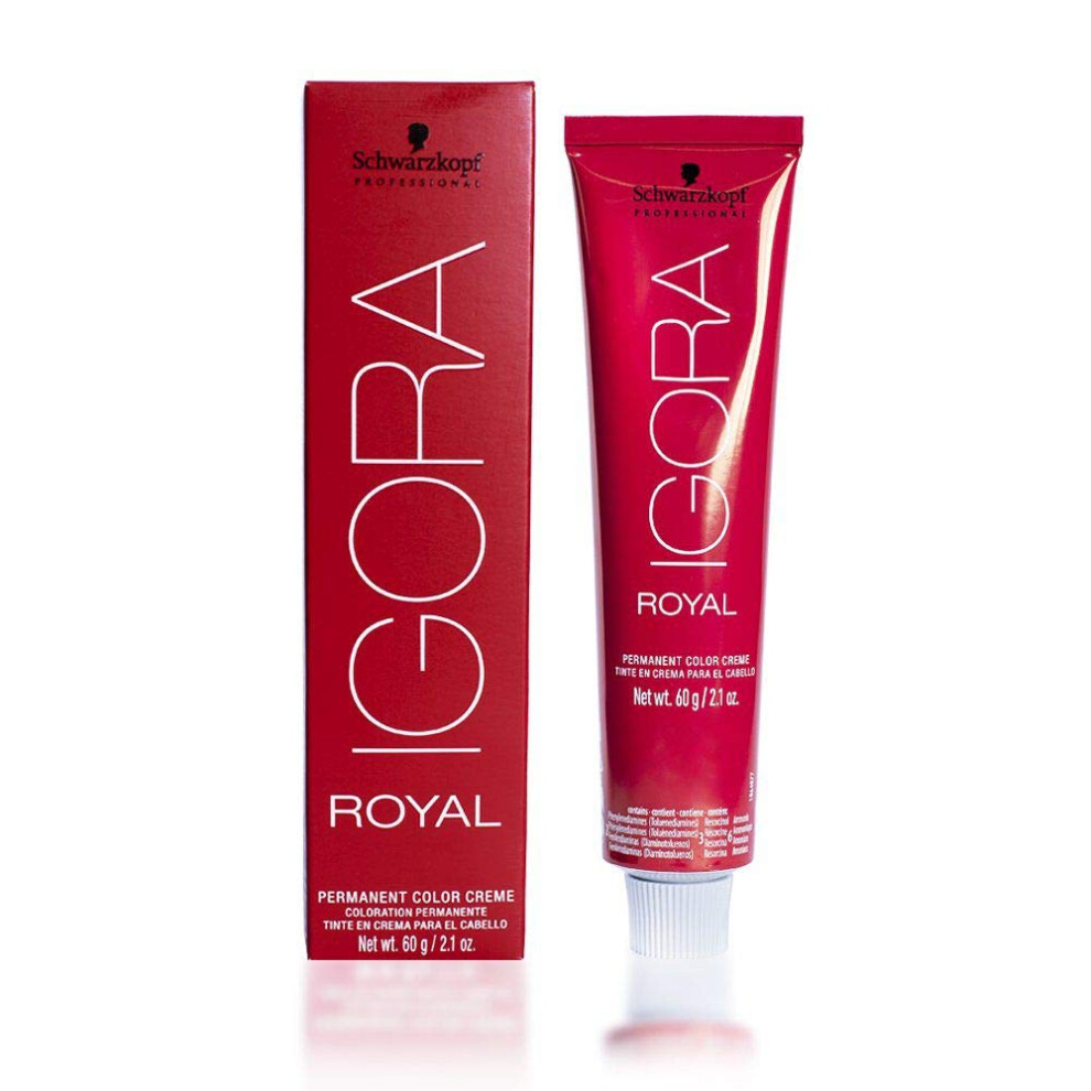 Schwarzkopf Professional Igora Royal Cr  me Colorante Permanente Blond Clair Chocolat Dor   60 g