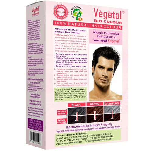 Vegetal Bio Color - Soft Black 150g. 1