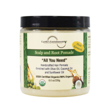 Earth's Enrichments Bio-Pomade  Haarnahrung fr Wachstum, enthlt Teebaum-Rosmarin-Lavendell, natrliches Fett fr dickes, glattes, lockiges, welli