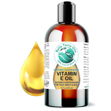 Bella Terra Oils - Biologische vitamine E-olie 16 oz - Premium D-alfa-tocoferolextract boordevol essenti?e voedingsstoffen en vetzuren Verhoog uw hui