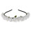 Love Sweety Corona Floreale BOHO con Rose per Capelli (Bianco) 1