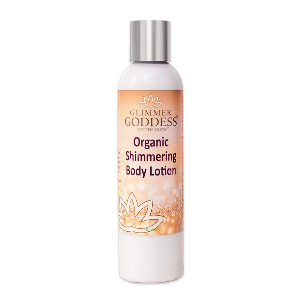 Bohyna Trblietania Glimmer Goddess Organic Body Lotion - Medium Level 2 Diamond Shimmer 8 Oz