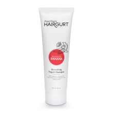 Hairgurt Smoothing Jogurt Szampon do wlosw - Truskawka Banan - Naturalna pielegnacja wlosw Produkty do wlosw Wygladza suche, zniszczone, kedzierza