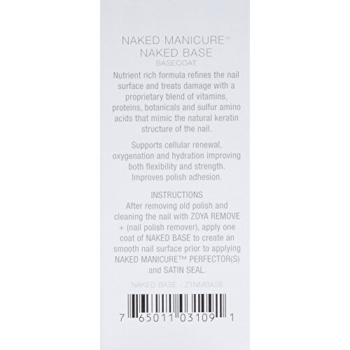 ZOYA Naked Manicure Base Coat, 0.5 fl. oz., Transparente 2