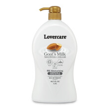 LoverCare Geitenmelk Douchecr?e 3x Hydraterend plus Bio Nutrient (Amandelolie en Cacaoboter) 40.7 fl oz