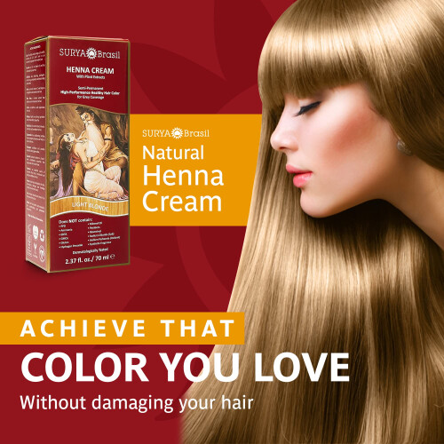 Surya Brasil Products Henna-Creme, Hellblond, 2,37 Fl  ssigunzen 1