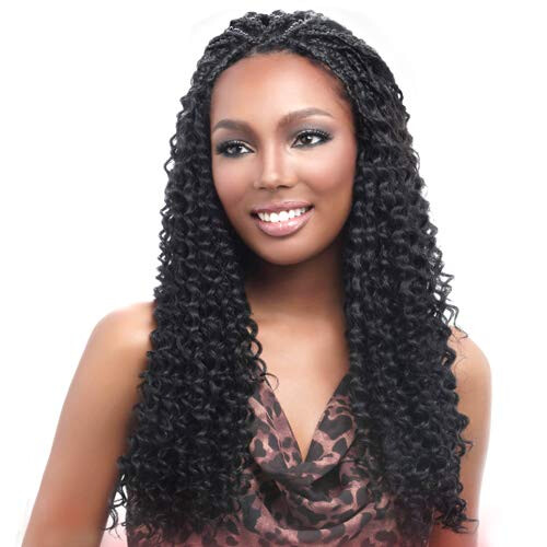 Harlem125 Syntetiska Hårflätor Kima Braid Brasilien Twist 20" (6-Pack, 2)