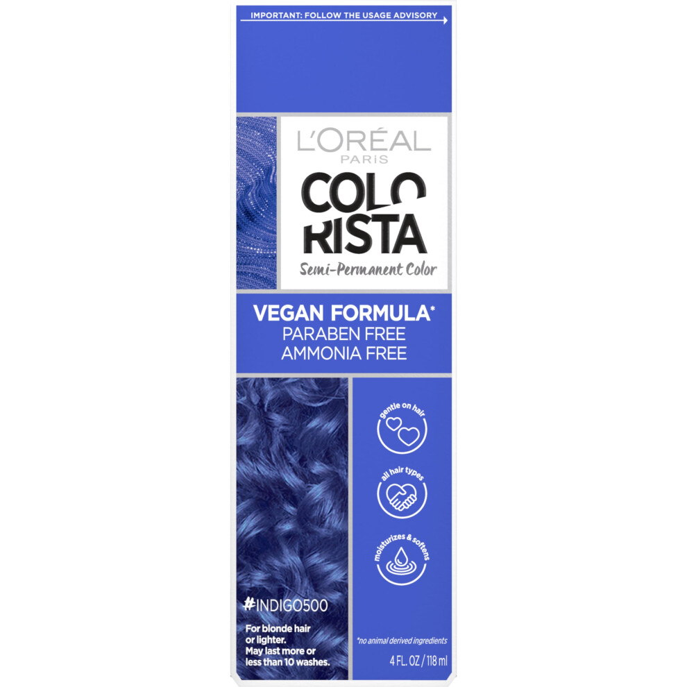 L'Oreal Paris Colorista Semi-Permanent Hair Color for Light Bleached or Blondes  Indigo-image-OPC-PFKQHMN-NEW