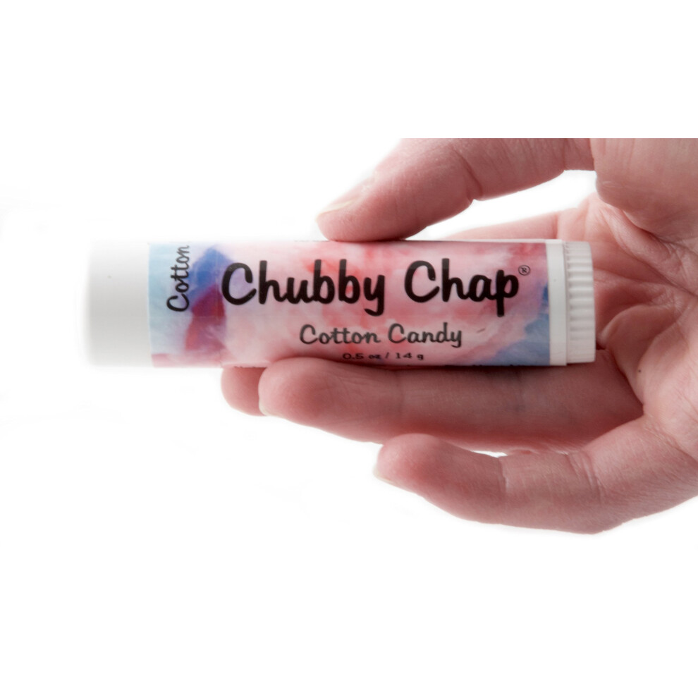 Baculat Chlap K Chubby Chapstick - Large Jumbo Chapstick Natural Chapstick - .5 Ounce Lip Balm (Cotton Candy)