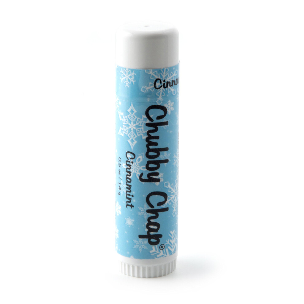 Baculat Chlap K Chubby Chapstick - Large Jumbo Chapstick Natural Chapstick - .5 Ounce Lip Balm (Cinnamint)