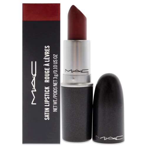 MAC MAC Satin Lipstick - Del Rio Läppstift Dam 0,1 oz