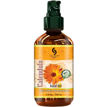Cavin Schon 4 fl oz 100% pure Calendula-doordrenkte olie - voor lichaamsnagels en haar - perfecte natuurlijke huidbevochtiger