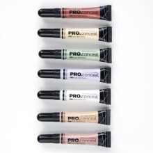 L.A. Girl Pro Conceal Set Oranje Geel Groen Lavendel Perzik Lichtgeel Correctors en markeerstift