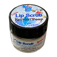 Exfoliante labial ultra hidratante Diva Stuff para labios suaves. Humectante y acondicionador exfoliante suave. Caca de reno - oz (Hecho en EE. UU.)