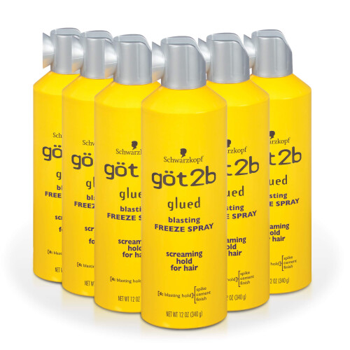 Schwarzkopf (3-Pack) [GOT 2B] GLUED BLASTING FREEZE SPRAY FÖR HÅR 12OZ