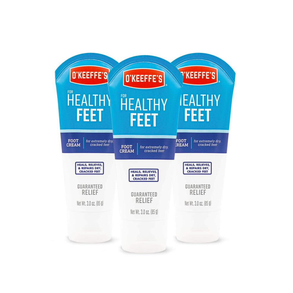 O'Keeffe's K0280004-3 Healthy Feet Foot Cream Tube (3 Pack)  3 oz