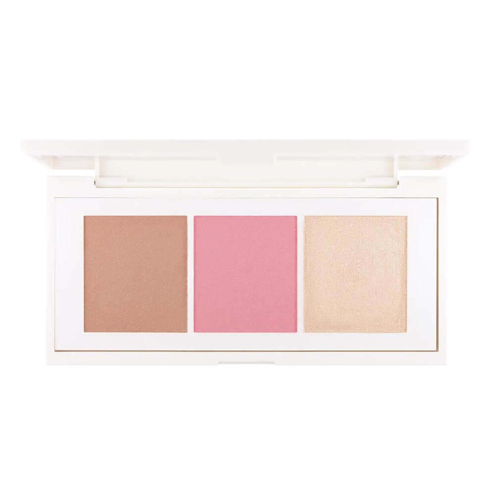 Flower Beauty Light By Drew Barrymore Lift & Sculpt Contouring Palette - Contour + Blush + High - Creamy + Blendable Powder ( To Medium)