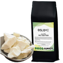 Oslove Organics Illipe Nut Butter 1LB - Świetne do ubijania maseł do ciała, balsamów do ciała/ust, dezodorantów w sztyfcie, mydeł i nie tylko