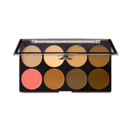 Ruby Kisses Flawless Finish 3D Contour Cream Makeup Palette - Ελαφρύ, Πολυ-Παλέτα, Κονσίλερ, Σκάλισμα 1