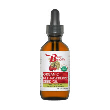 Berry Beautiful Certyfikowany organiczny olej z nasion czerwonej maliny – tłoczony na zimno z malin uprawianych w USA (1 uncja)