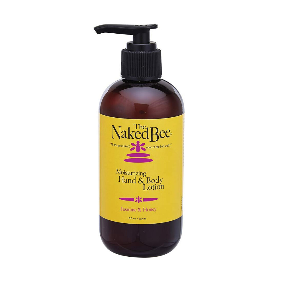 Den Nã¸Gne Bi The Naked Bee Nourishing Body Lotion For All Skin Types (8 Oz) Moisture Replenishing Lotion For Dry Skin With Jasmine & Honey - Skin Care For Body