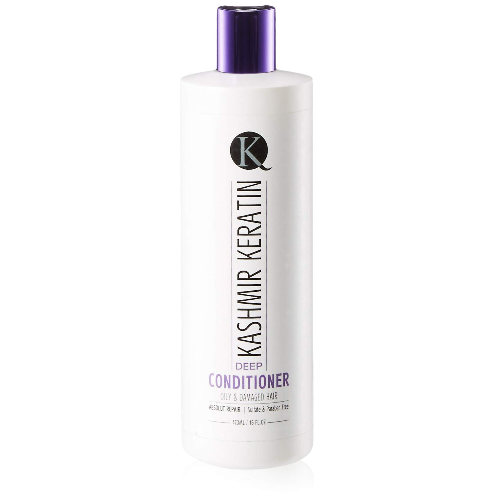 Ka M Rsky Kerat N Kashmir Keratin Deep Conditioner For Oily And Damaged Hair Sulfate And Paraben Free New Presentation (16 Fl Oz.)