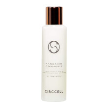 CIRCCELL Mandarin Cleansing Milk - Hydrating & Brightening Face Cleanser with Fruit Extracts -Anti-Aging Facial Cleanser - Rich Creamy Cleansing Mil