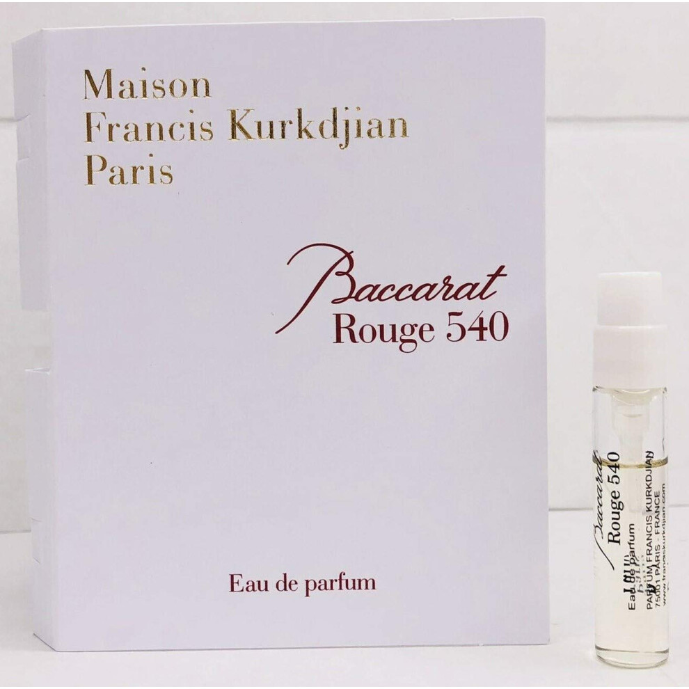 Maison Francis Kurkdjian BAccARAT ROUgE 540 Eau de Parfum Vial Spray 2ml  006 fl oz