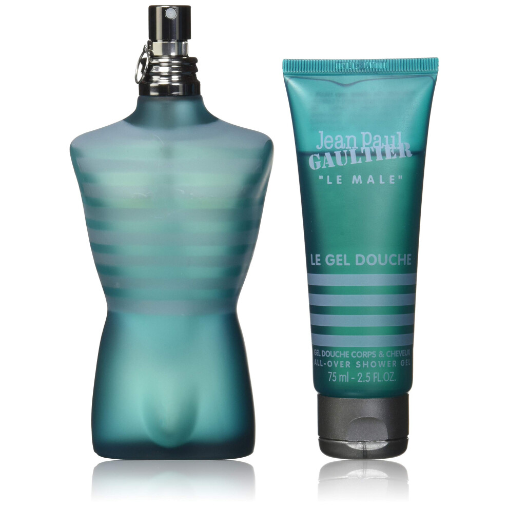 Jean Paul Gaultier Le Male 2 pc Set 4.2 EDTS  2.5 SG