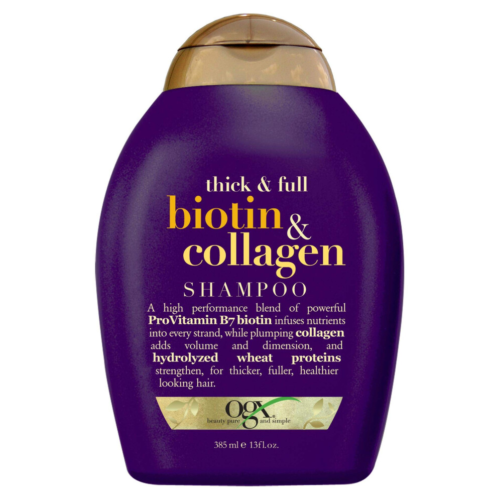 Ogx Shampoo Biotin & Collagen 19.5 Ounce (576ml) (Pack of 2)