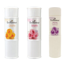 Enchanteur Parfümiertes Talkumpuder für den Körper – bezaubernder, romantischer & verführerischer Duft – 3er-Set je 200 g