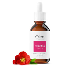 Japanese Camellia Japonica Oil - Tsubaki - Koldt presset uraffineret - nærer fugtigheden med naturlige antioxidanter hår og hud - rig på vitamin