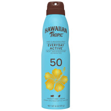 Hawaiian Tropic Everyday Active Clear Spray Sunscreen SPF 50 6oz | Hawaiian Tropic Solcreme SPF 50 Solcreme Oxybenzone Gratis Solcreme Spray P? S