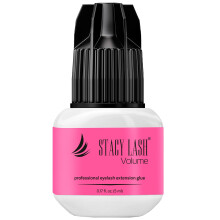 Colla per extension ciglia voluminose Stacy Lash 0,17 fl.oz/5 ml/tempo di asciugatura 3-4 secondi/tenuta 6 settimane/adesivo nero/forniture profe