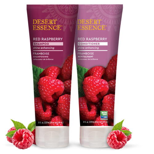 Desert Essence Σαμπουάν και Μαλακτική Κρέμα με Ράσμπερι και Αλόη, 8 fl. oz. καθεμία 1