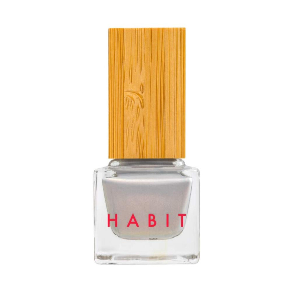 Habit Natural Nail P Habit Cosmetics Nail Polish - Phantom - Grey Shimmer - Non Toxic