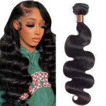 BLACKMOON HAIR Brasiliansk Virgin Body Wave 20 Tum Mänskligt Hår Bundle