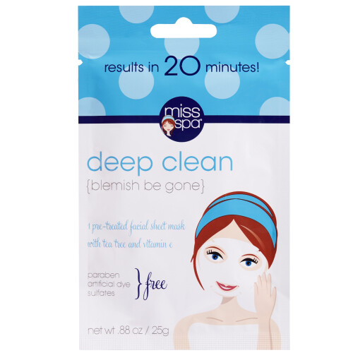 Μάσκα προσώπου Miss Spa για βαθύ καθαρισμό