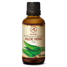 AROMATIKA Alo?Vera-olie 1,7 Fl Oz (50 ml) - 100% puur en natuurlijk - Alo?Barbadensis - Brazili?- Zorg voor huid - Lichaam - Haargroei - Gezichtsbevo