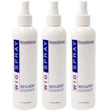 Brandywine Non-Aerosol Haar Spray voor Synthetische en Natuurlijke Weken (3 Pack)