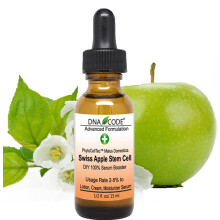 Anti-Aging. DIY Swiss Apple Stem Cell 100% Serum Booster. Remove Wrinkles Rebuild Collagen & Elastin
