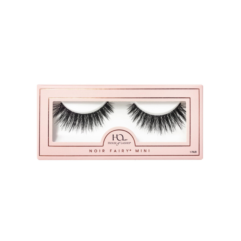 Dom Mihaln C House Of Lashes Noir Fairy Mini Cruelty Free Faux Mink False Eyelashes